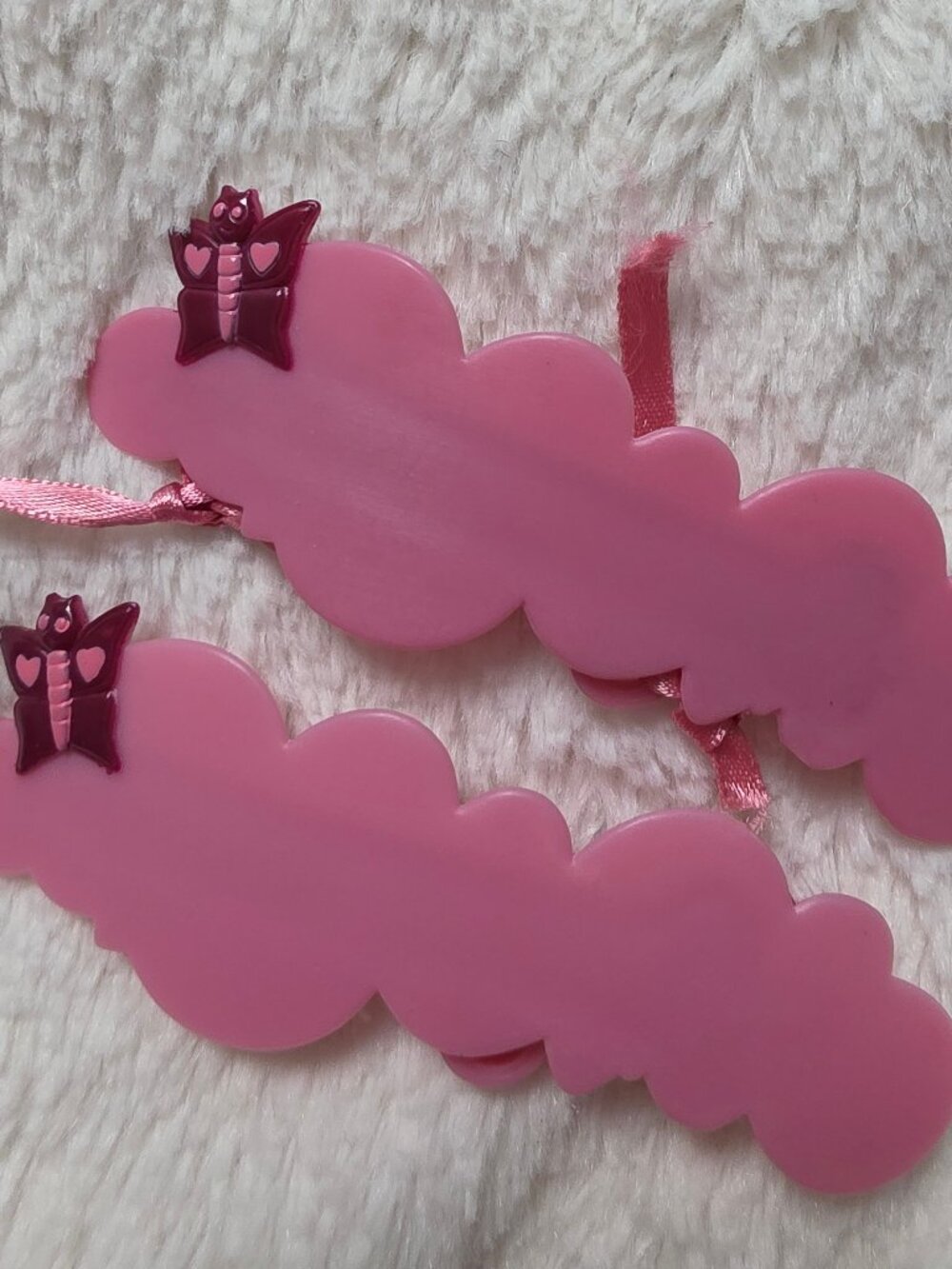 Vintage 2006 Bratz Kidz Box Handle Hair Clips Barrettes Pair MGA
